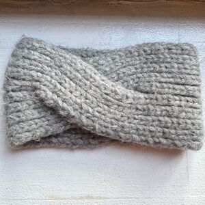 A NEW DAY Cableknit Headwrap Winter Head Wrap Warmer Gray